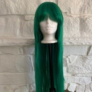 Long Green Wig